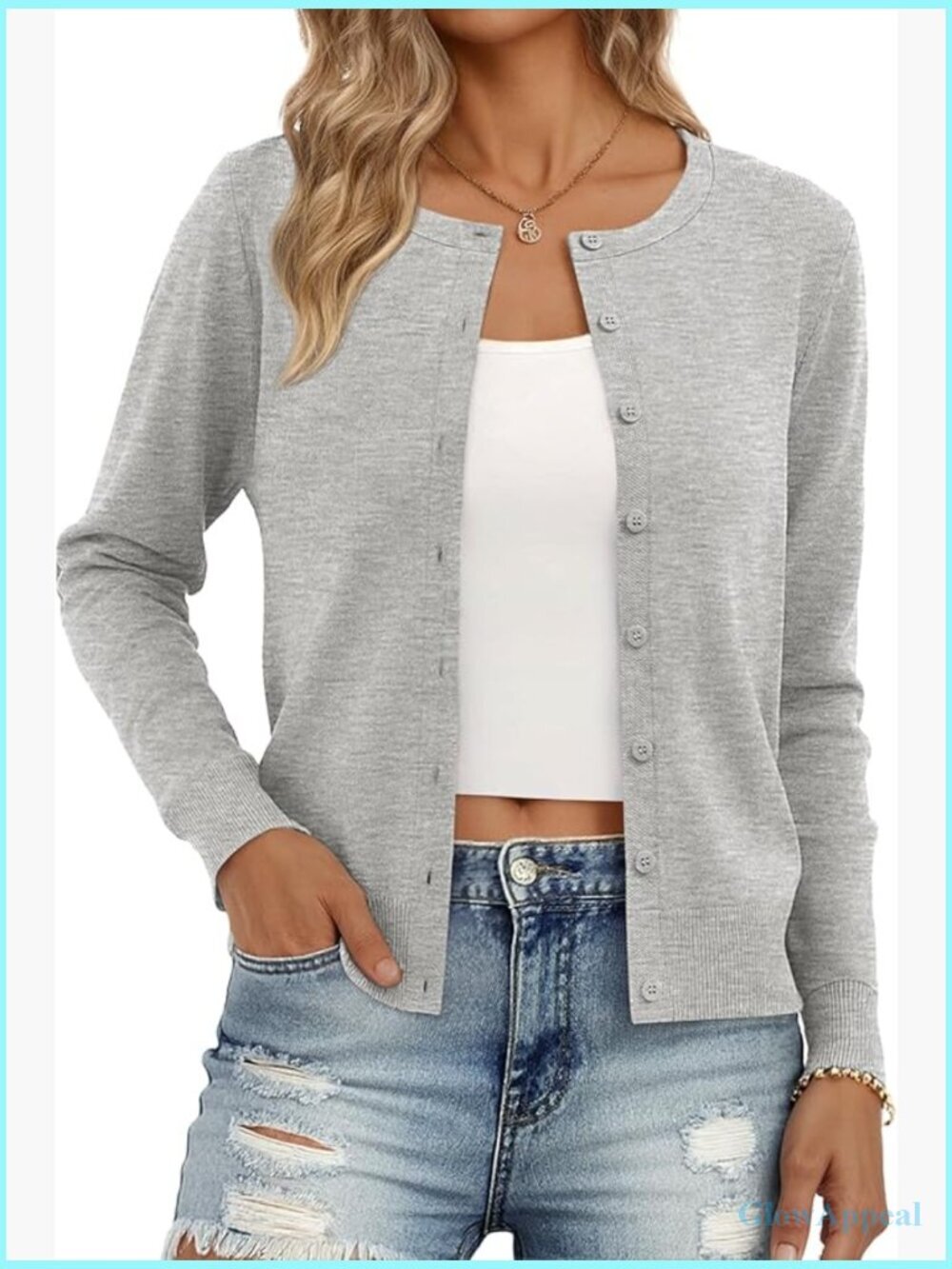 Lightweight Button Down Cardigan for Women Fall Winter
